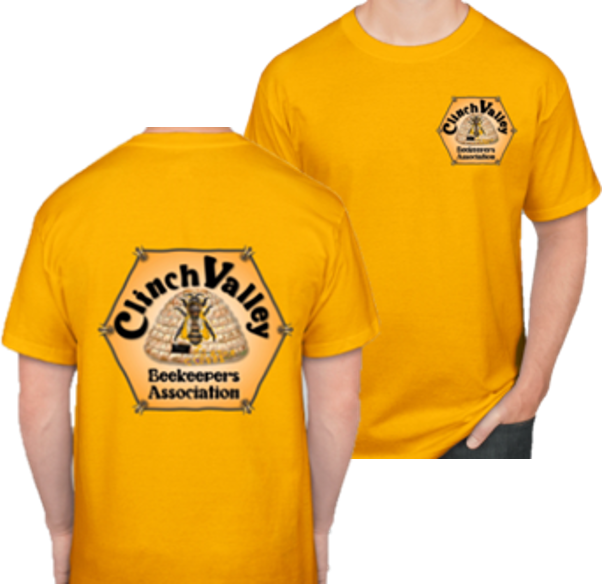 Clinch Valley Beekeepers Association club shirt.